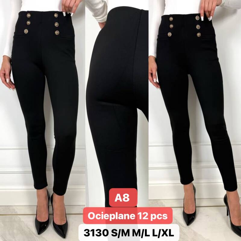 Leginsy damskie Roz S-XL,  Mix Kolor .Paczka 12 szt